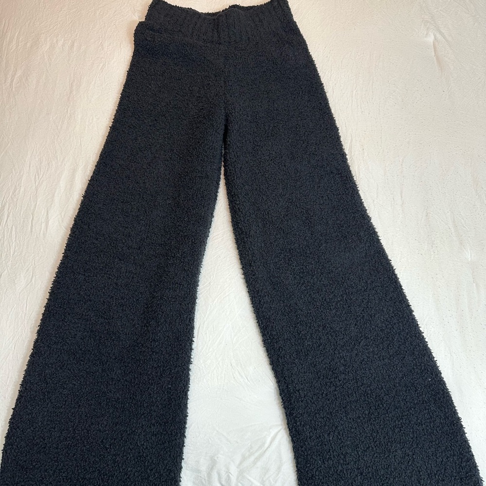 SKIMS Cozy Flare Pants - Onyx XXS/XS - Picture 2 of 5